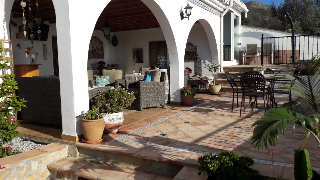 Our large terrace